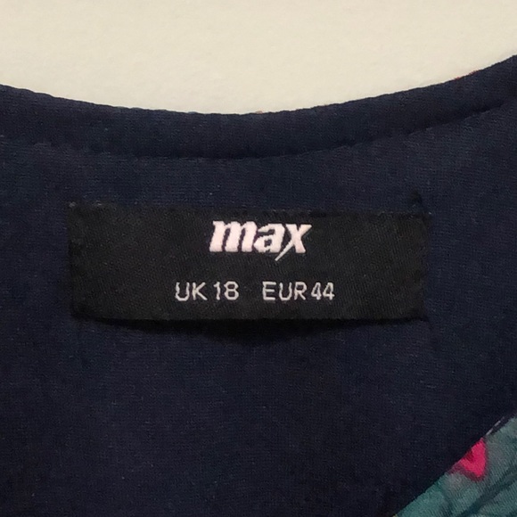 Flowy Foral Salsa Dress (Plus Size) - Picture 2 of 2